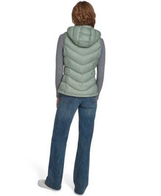 Women's Packable Hooded Puffer Vest