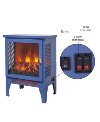 17 inch Freestanding Electric Fireplace Stove heater