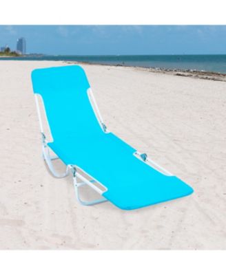 2 x 3 x 3 ft Stripe Folding Beach Lounger Stripe