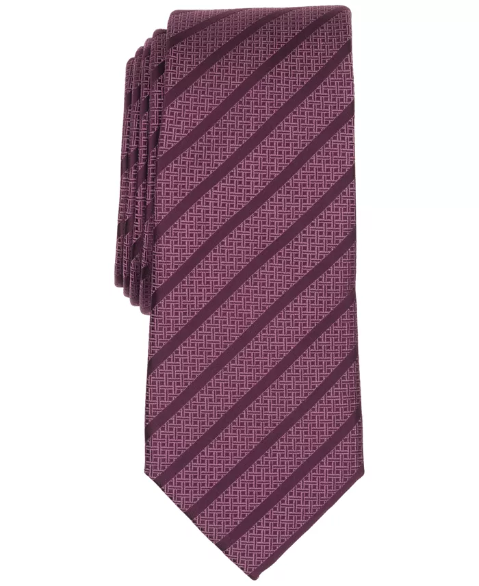 Men's Saxon Striped Slim Tie