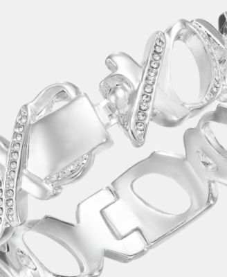 Pav&eacute; XOXO Bangle Bracelet