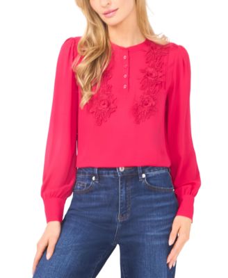 Women's Crewneck Long-Sleeve Top