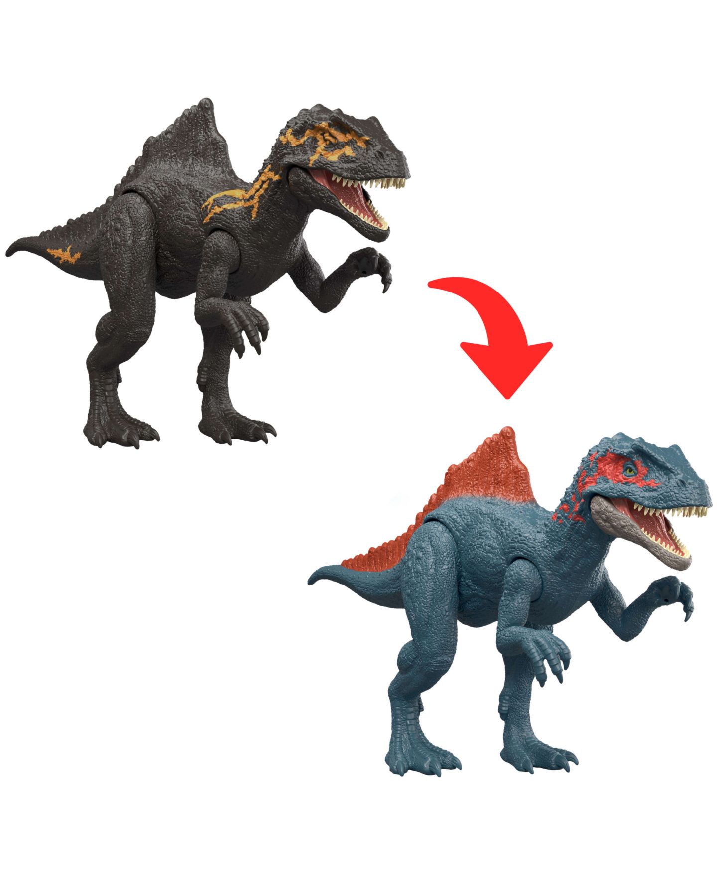 Детская фигурка Jurassic World Dino Reveal Color-Changing Movable-Joint 11" Action Figure, Ages 4+ — фото 5