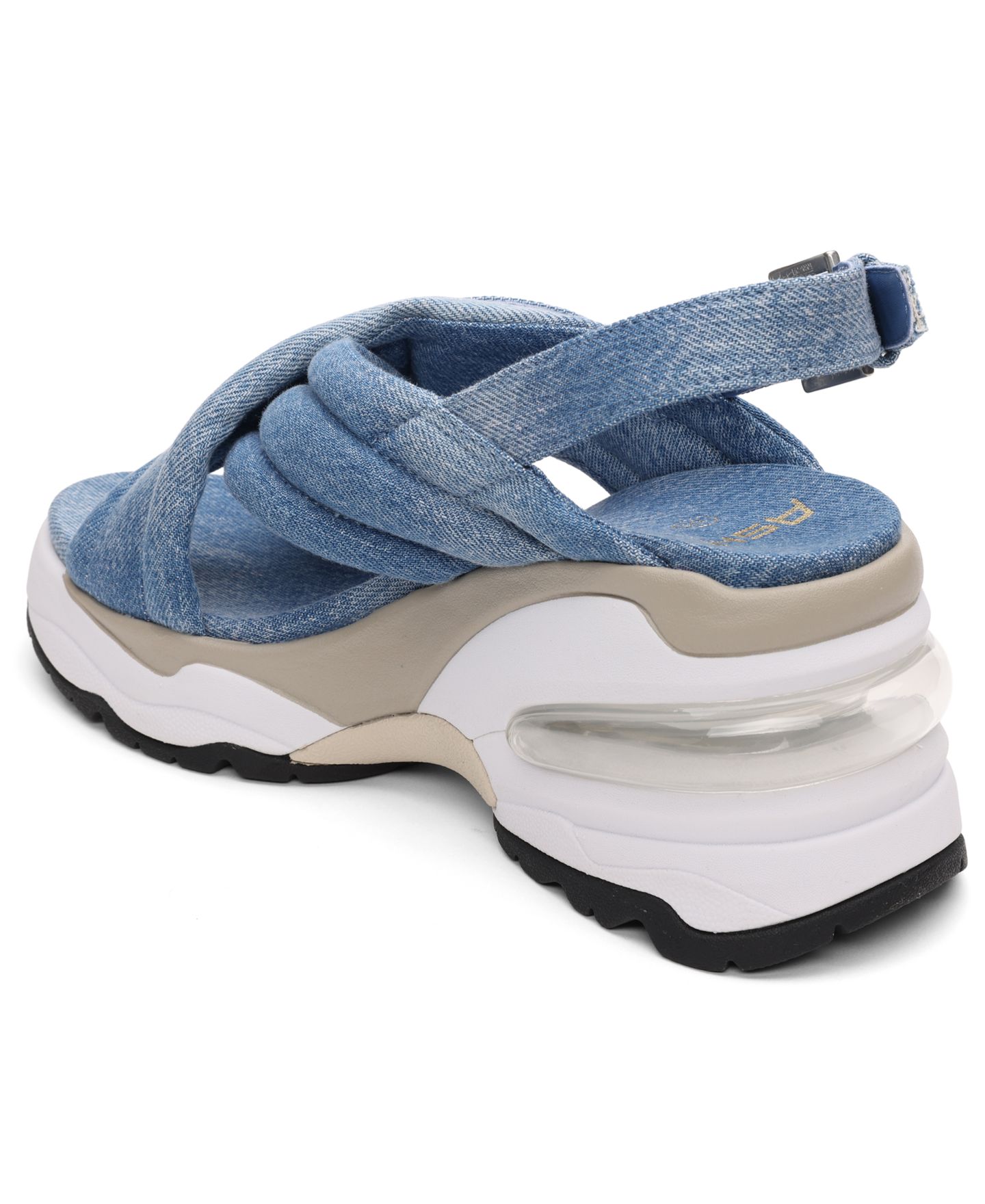 Женские сандалии ASH Delia Round Toe Wedge, цвет: Тёмный синий — фото 3