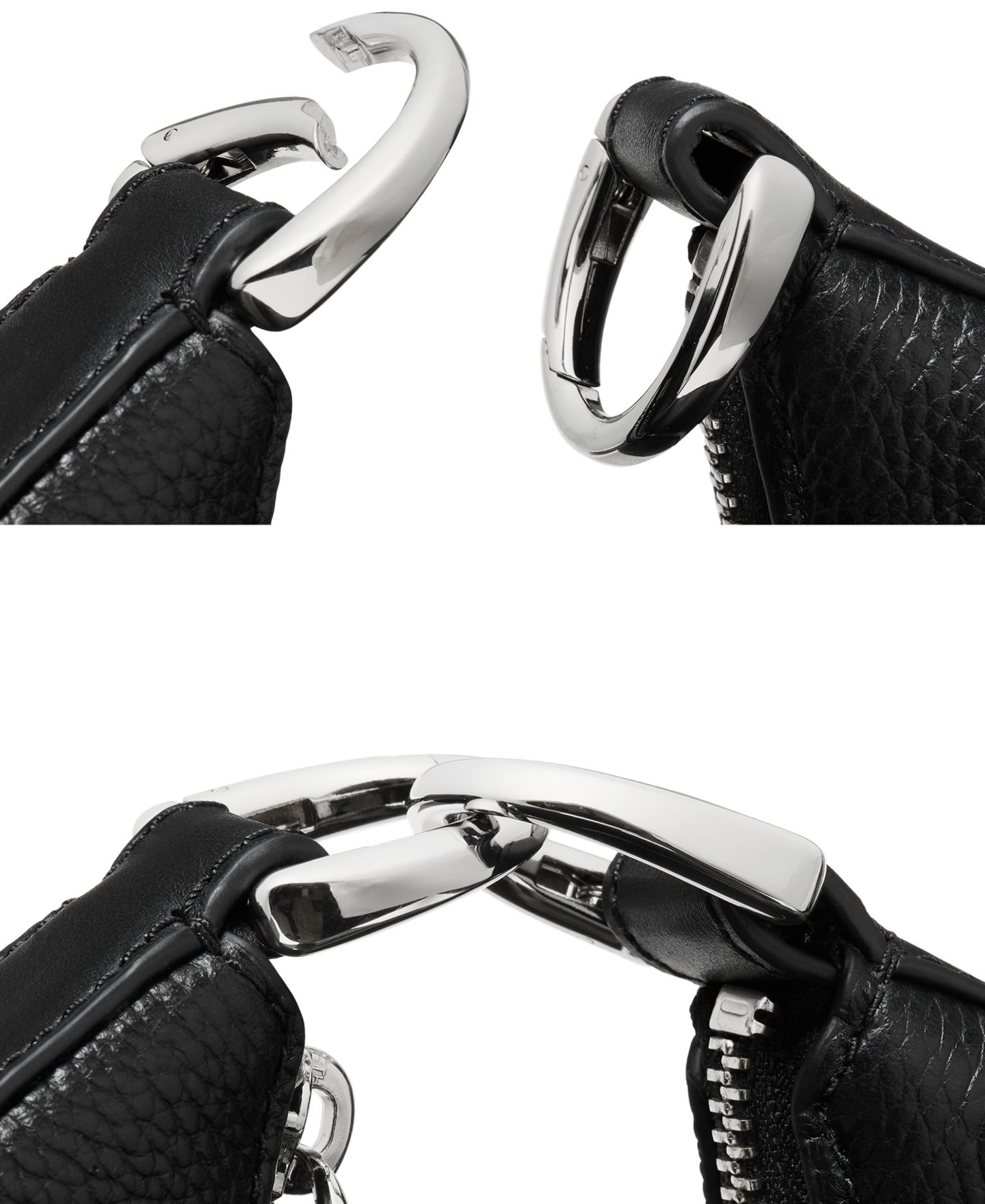 Женские сумки kate spade new york Duo Large Pebbled Leather Crossbody, цвет: Чёрный — фото 10