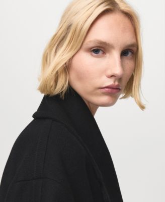 Women's Belted Manteco Wool Coat