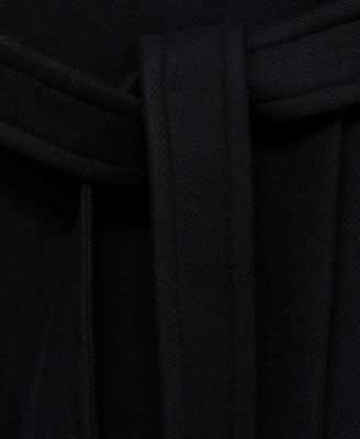 Women's Belted Manteco Wool Coat