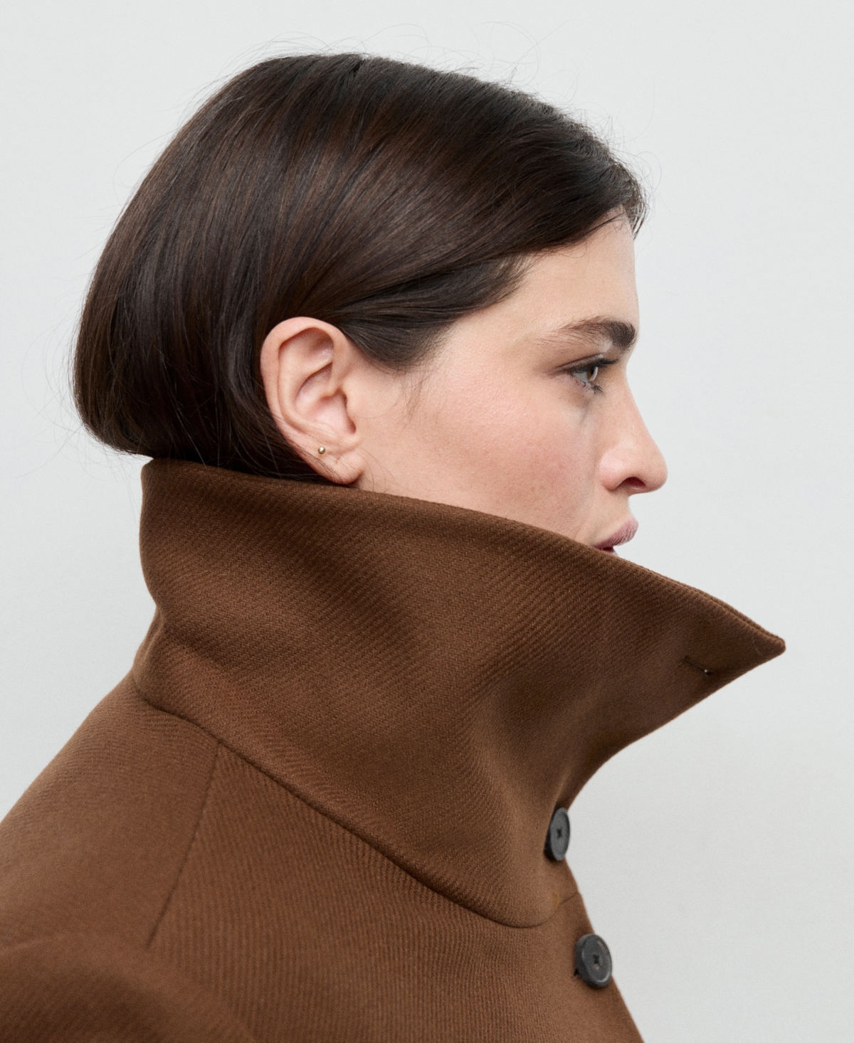 Mango Women's Belted Manteco Wool Coat