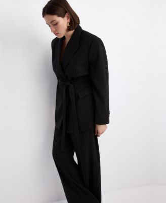 Women's Scarf Suit Jacket