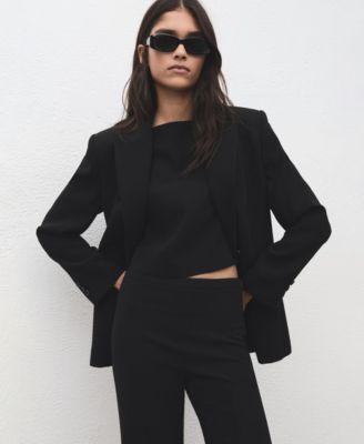 Women's High-Waist Suits Pants