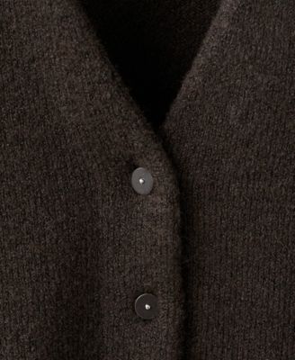 Women's V-Neck Knitted Cardigan Sweater