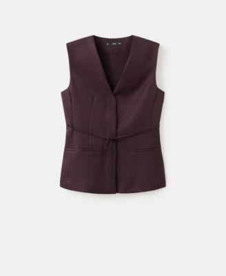 Women's Bow Suit Vest