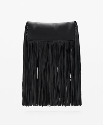 Women's Fringes Leather Handbag
