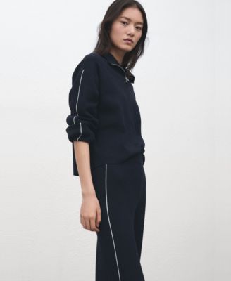 Women's Contrast Stripe Straight Pants