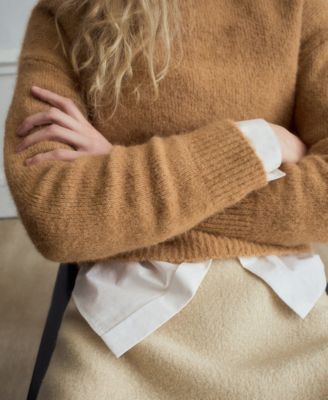 Women's Alpaca-Blend Crew-Neck Sweater