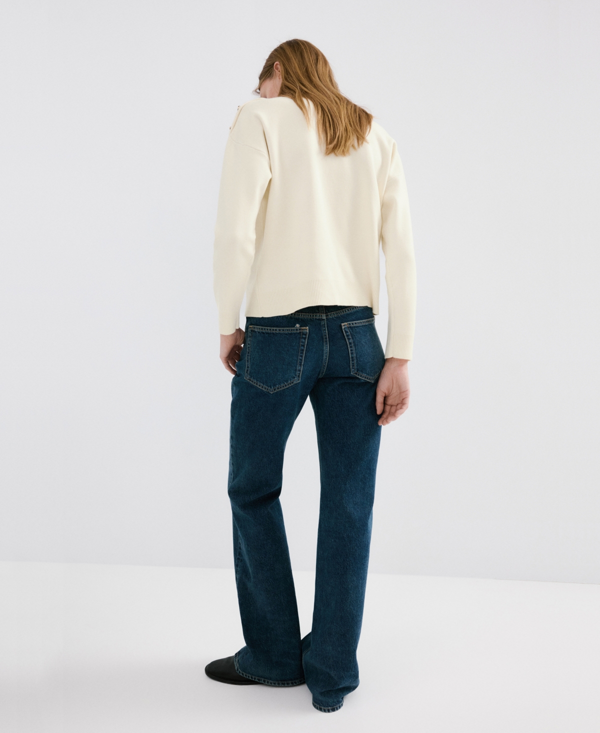 Mango Women's Jewel Buttons Knitted Sweater