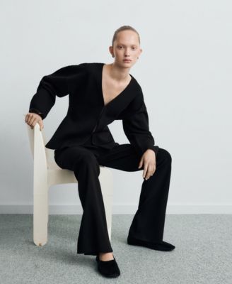 Women's Side Slit Knit Pants