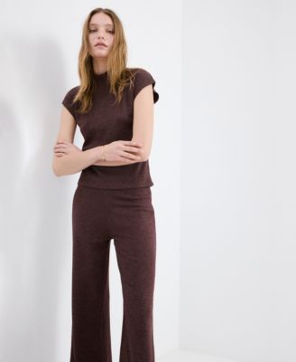 Women's Elastic Waistband Knitted Pants