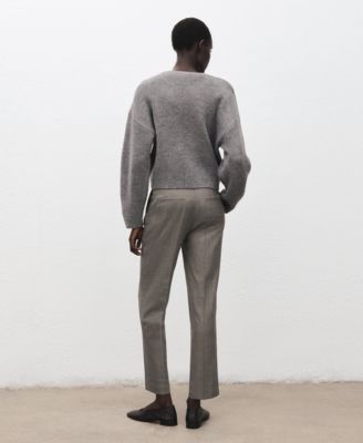 Women's Slim Cropped Pinstripe Pants