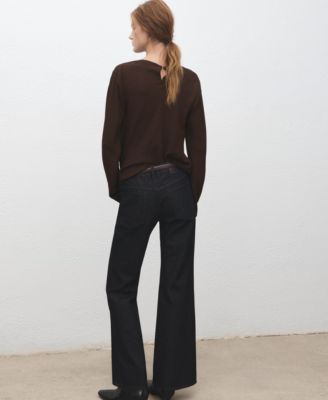 Women's Draped Boat-Neck Blouse