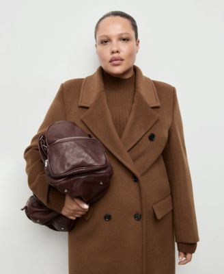 Women's Double-Breasted Wool Coat