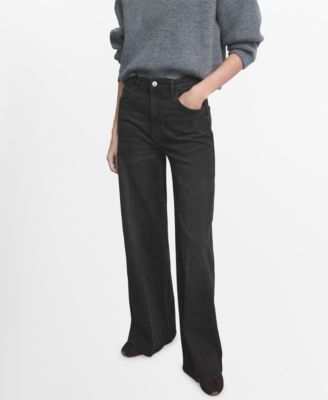 Women's High-Waisted Wide-Leg Jeans