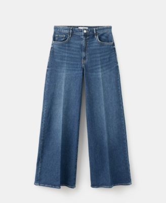 Women's High-Waisted Wide-Leg Jeans