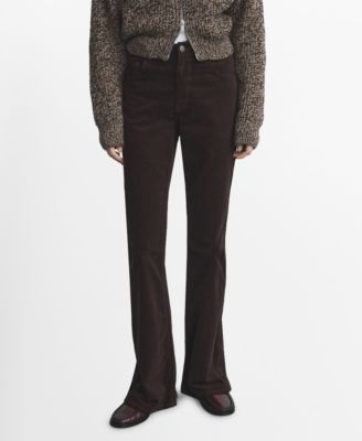 Women's Velvet Flared Jeans