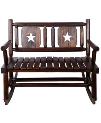 Modern Accent Teddy Upholstered Nursery Glider Rocking Chair with Solid Wood Legs Side Pocket High Backrest 300LBS Capacity