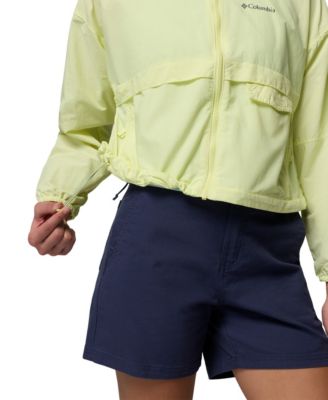 Columbia Women's Spire Valley Cropped Windbreaker Jacket - Macy's