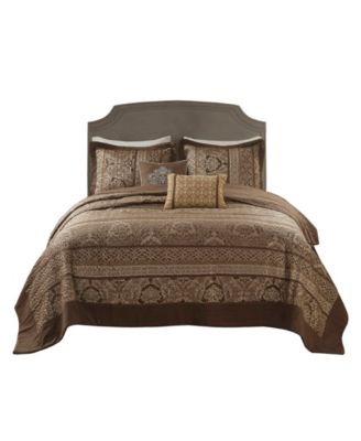 Bellagio Quilted 5-Pc. Bedspread Set, Queen