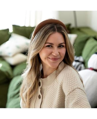 Women's Classic Padded Headband - Dark Brown