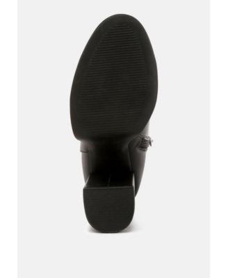 Womens beauty block heel platform ankle boots