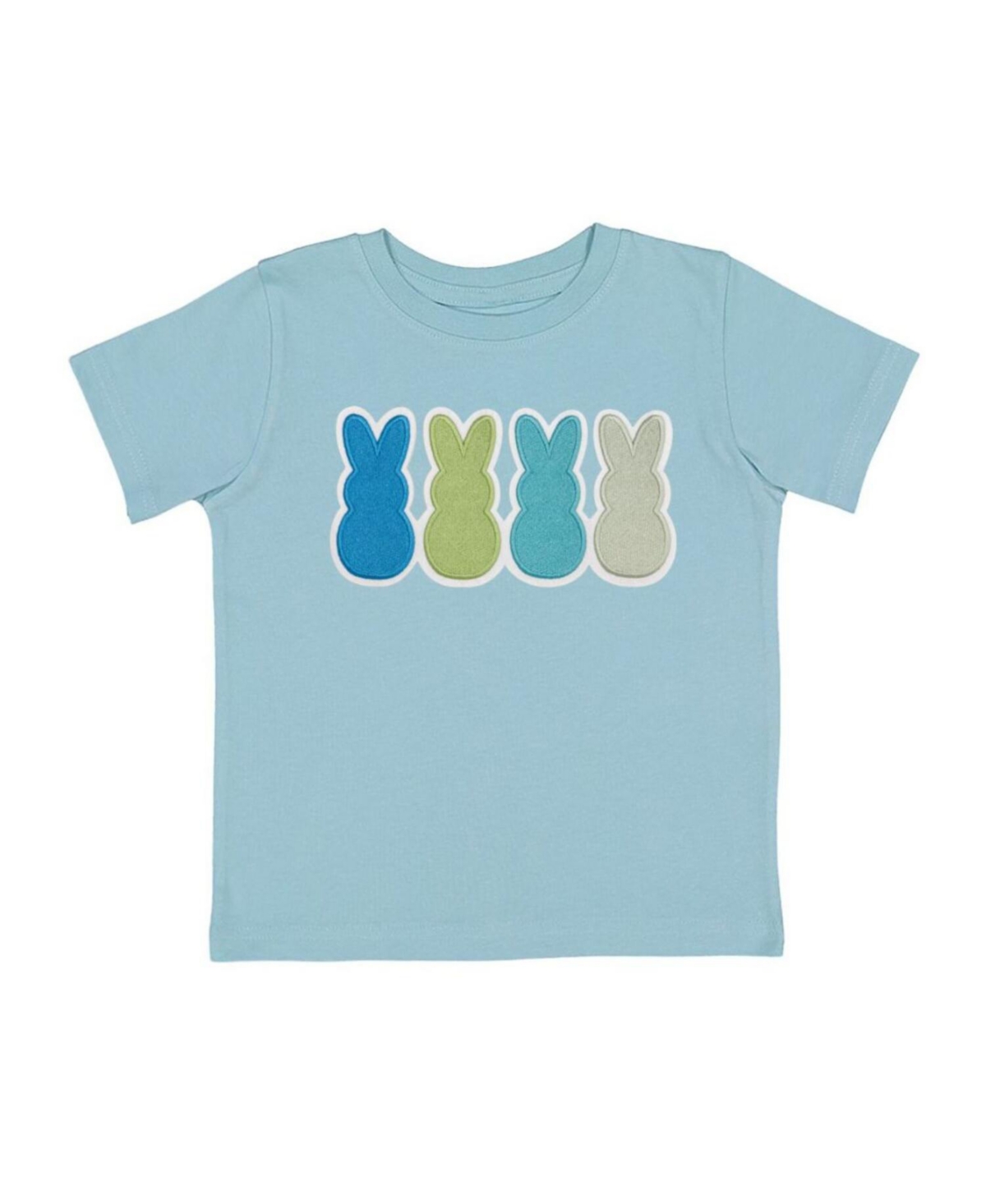 Draft - Sweet Wink Little Boys Peeps Embroidered Patch Easter Short Sleeve T-Shirt