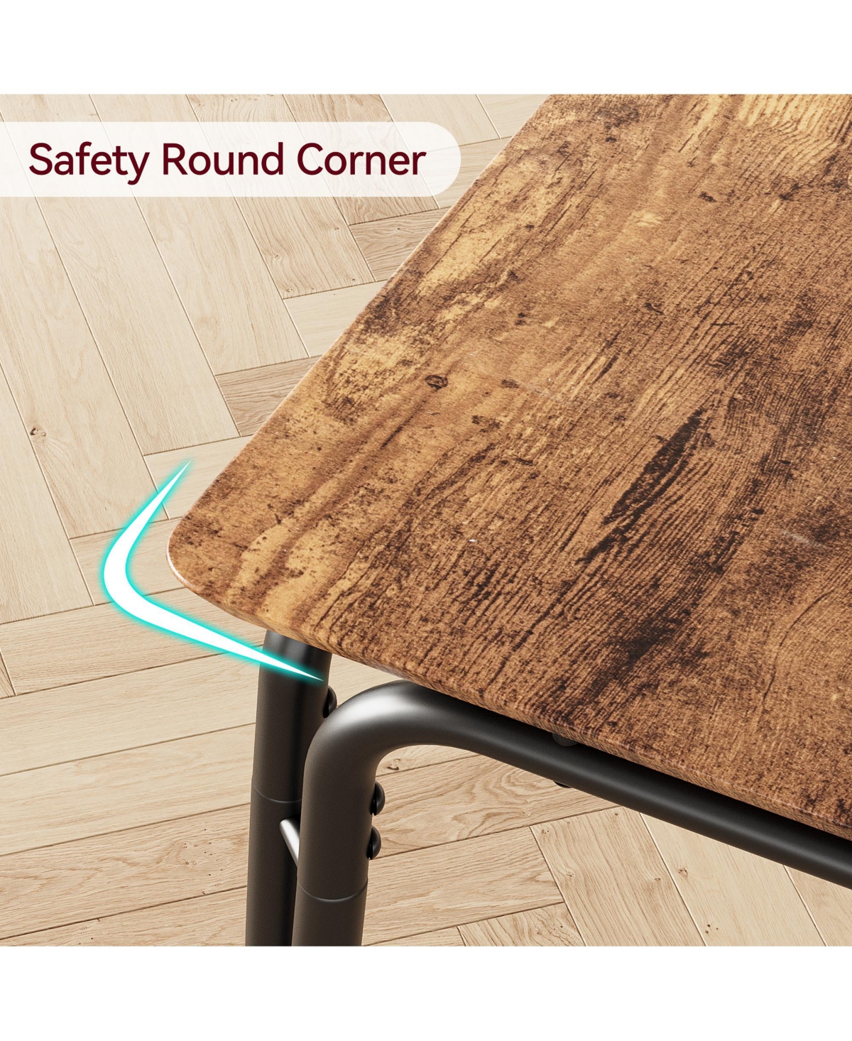 Gaomon Kitchen Table WhizMax 3 Piece Kitchen and Dining Room Sets for Dining Room, Home Office, Living Room