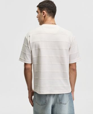 Men's Relaxed-Fit Ottoman Mesh T-Shirt