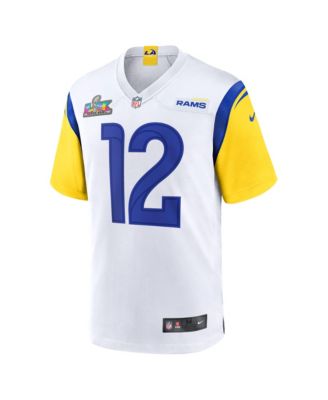Men's Puka Nacua White Los Angeles Rams Super Bowl LX Game Jersey