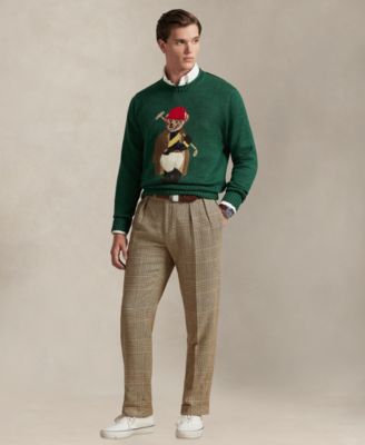 Men's Polo Bear Roll Neck Sweater