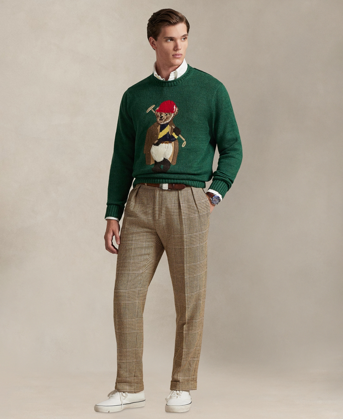 Polo Ralph Lauren Men's Polo Bear Roll Neck Sweater