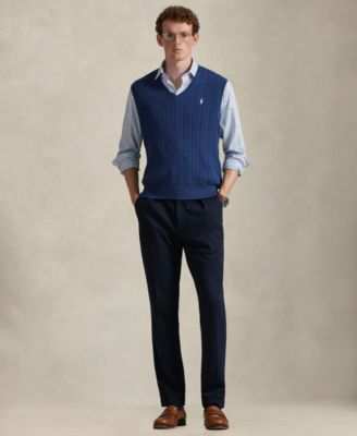 Men's Cable-Knit Sweater Vest