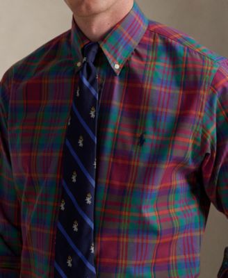 Men's Classic-Fit Plaid Performance Shirt