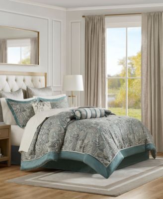 Adeline 12-Pc. Comforter Set, King