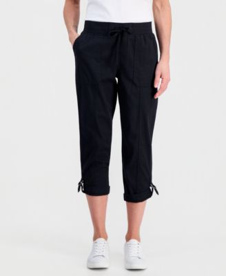 Petite D-Ring Capri Pants