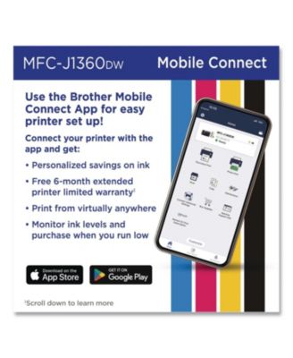 MFCJ1360DW Work Smart 1360 Copy/Print/Scan Wireless Color Inkjet AIO Printer