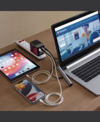 32122 UTA-07 3-USB-A/3-USB-C Universal Travel Adapter