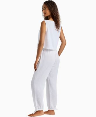 Women's Top & Pants Cover-Up Swim, 2-Piece Set