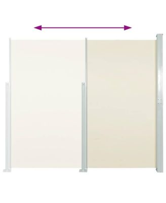 Side Awning Cream, Green Grey