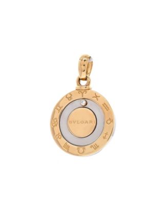 12 Months Horoscope Movable Round Pendant Charm