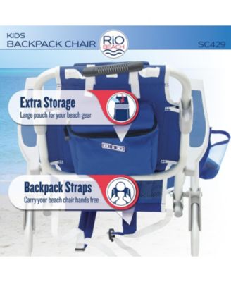 2 x 2 x 2 ft Multi Kids Backpack Chair