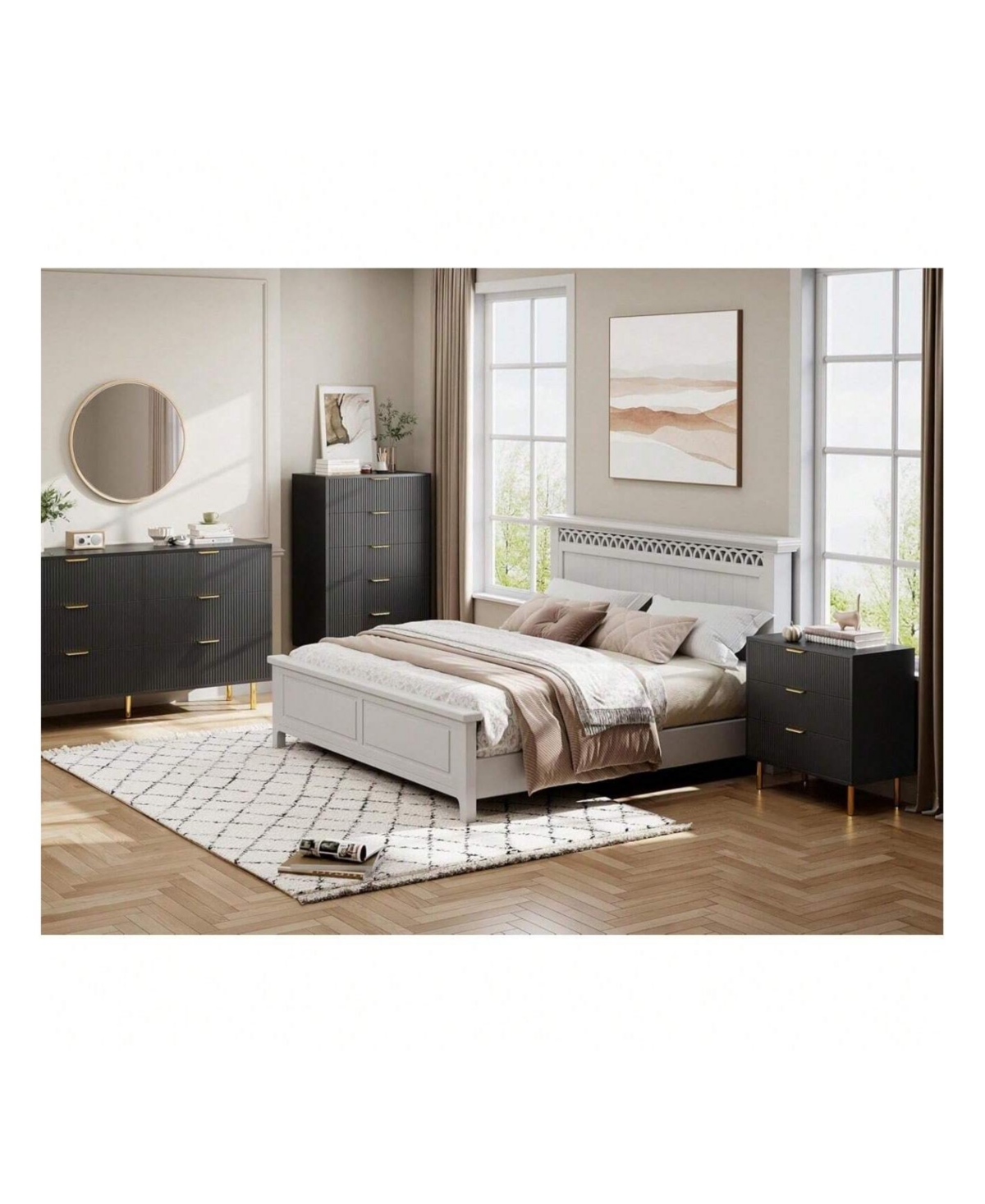 gaomon 3-Drawer Wood Dresser Chest